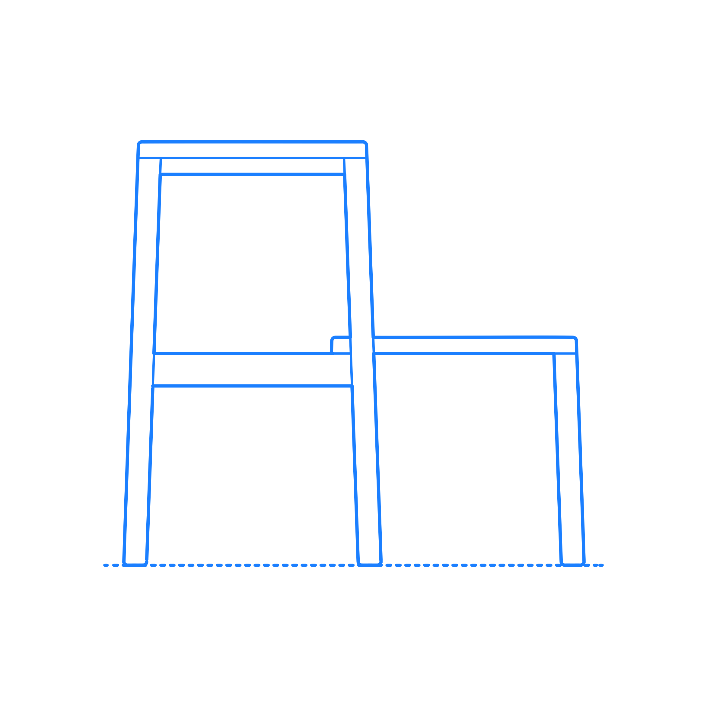 Furniture Stools Noboru Step Ladder Sketch Drawing Svg Free Vectors